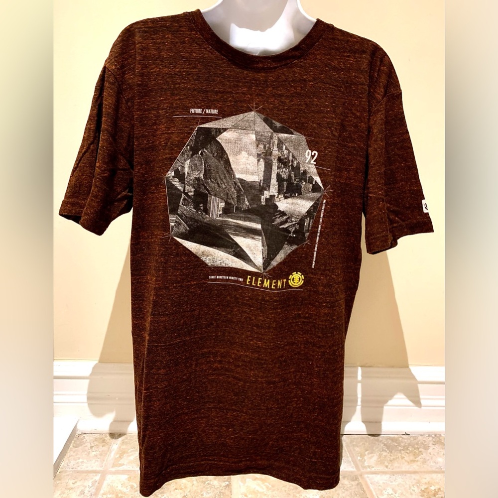 Element Dark Brown/Auburn Graphic T-shirt